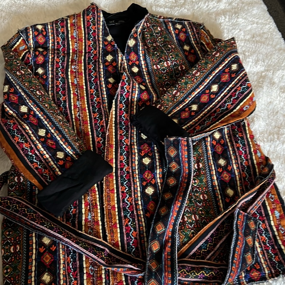 Zara colorful embroidery rare jacket. - Picture 3 of 5